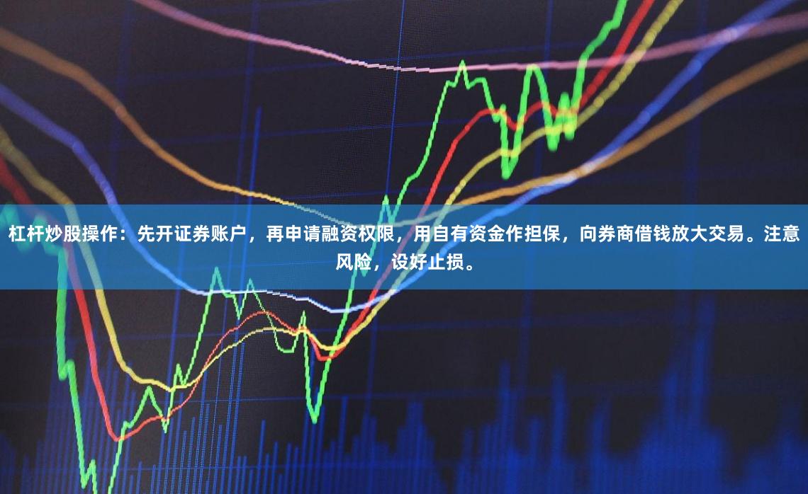 杠杆炒股操作：先开证券账户，再申请融资权限，用自有资金作担保，向券商借钱放大交易。注意风险，设好止损。